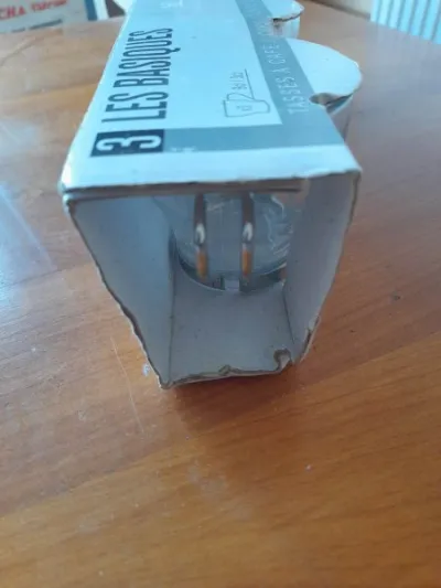 Lot 3 tasses en verres - anses métal - Collection - Saint-Satur (18300)