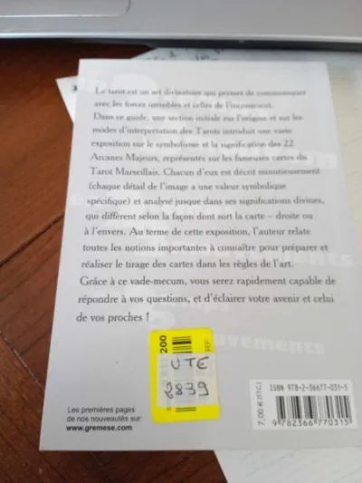 Livre " le tarot " - photo 3