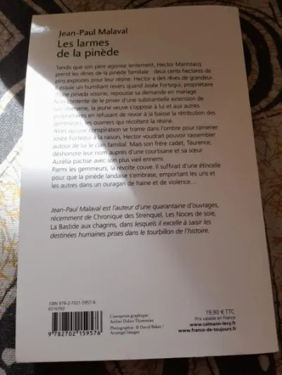 Les larmes de la pinède - jean paul malaval - photo 2
