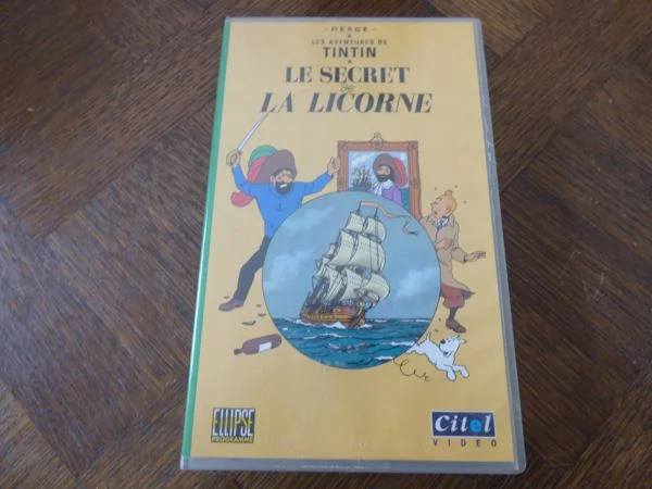 Cassette vhs "tintin et le secret de la licorne" - CD, DVD & Vinyles - Saint-Satur (18300)