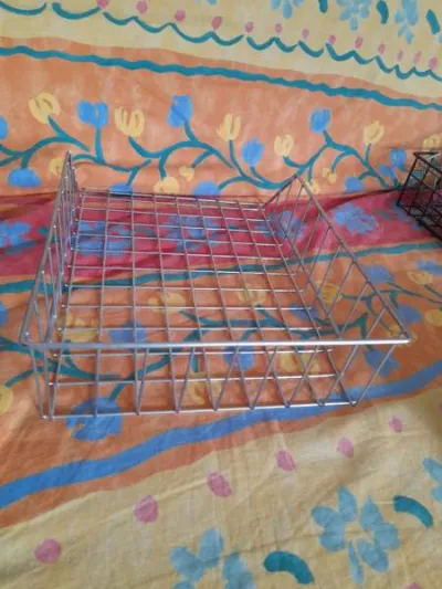 Corbeille à courrier maille métal bac à documents - Décoration - Saint-Satur (18300)