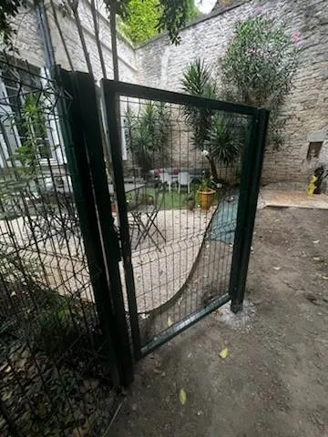 Portillon et cloture grillagée en treillis soudé - photo 3