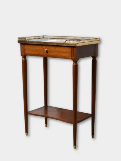 Console desserte style louis xvi en acajou - Meubles