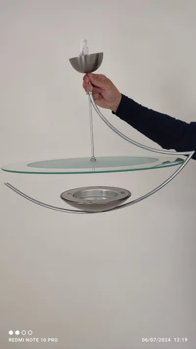 LAMPE PLAFONNIER EN VERRE 54 CM DIAMETRE - COULEUR - Décoration - Bussy-Saint-Georges (77600)