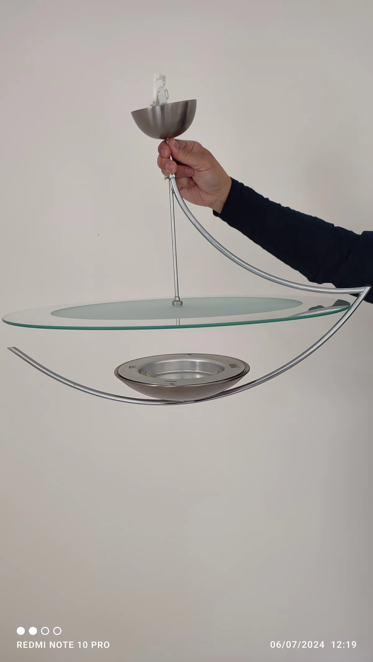 LAMPE PLAFONNIER EN VERRE 54 CM DIAMETRE - COULEUR - Décoration - Bussy-Saint-Georges (77600)