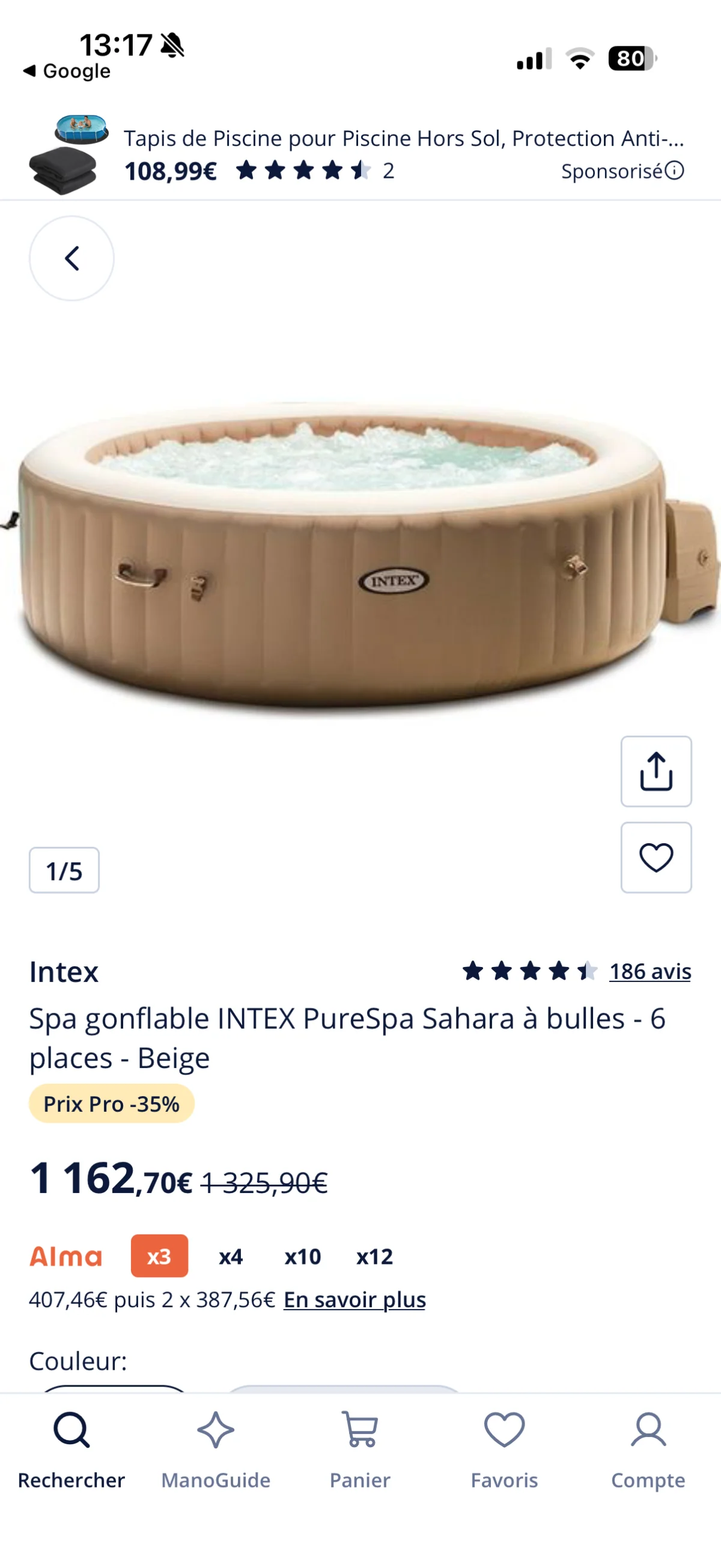 Spa intex 6 personnes neuf - Piscine & Spa - Besançon (25000)
