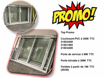 Coulissante pvc disponible - Bricolage - Apremont (01100)