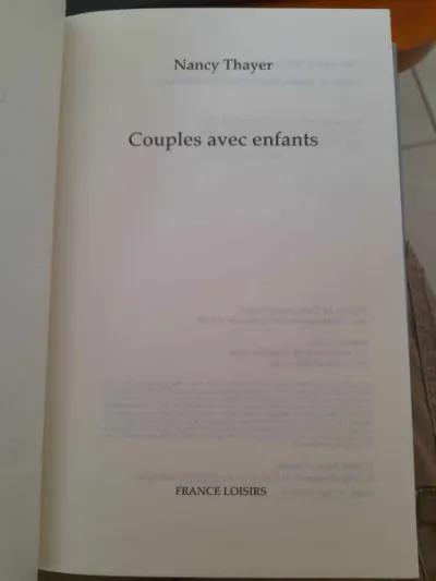 Couples avec enfants - nancy thayer - photo 2