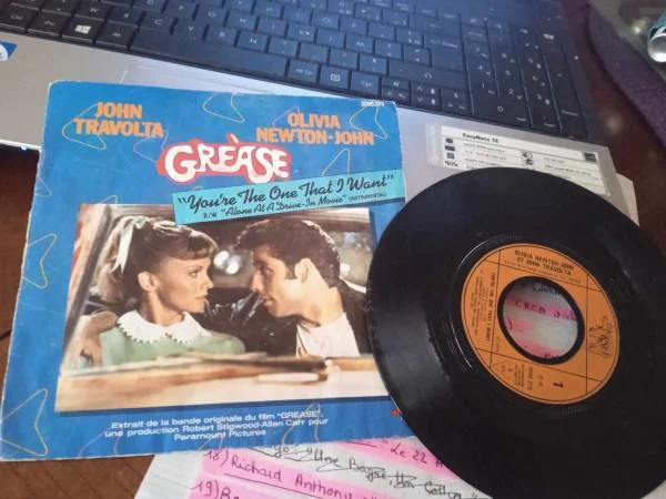 45t " grease " - CD, DVD & Vinyles - Saint-Satur (18300)