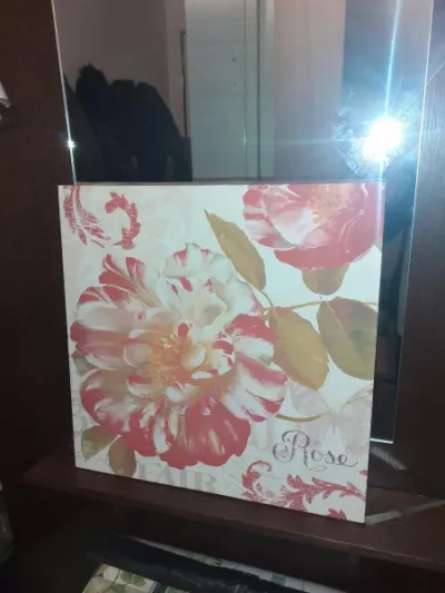 Tableaux sur toile "rose " - Décoration - Saint-Satur (18300)