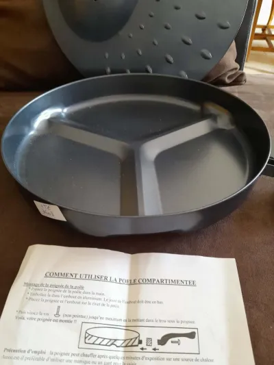 Télé Shopping - Poêle de cuisson Compartimentée - photo 2