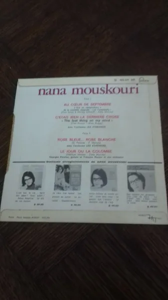45 t nana mouskouri " au coeur de septembre " - CD, DVD & Vinyles - Saint-Satur (18300)