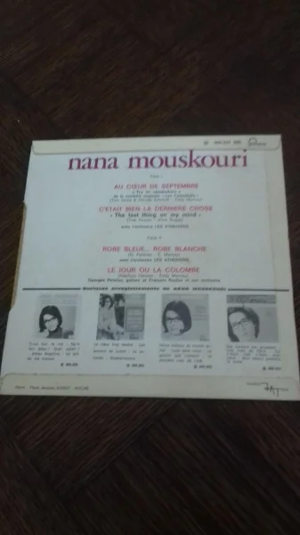 45 t nana mouskouri " au coeur de septembre " - CD, DVD & Vinyles - Saint-Satur (18300)