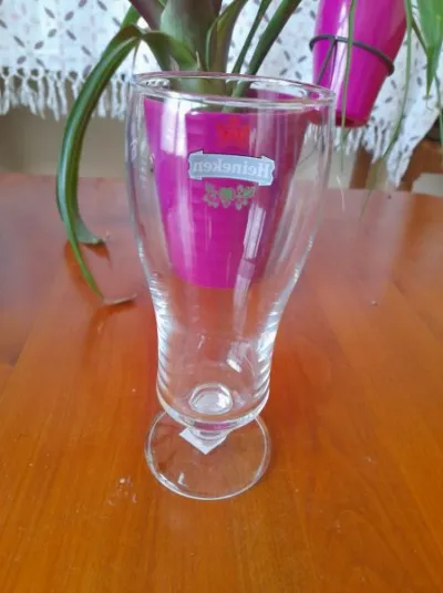 Verre à bière publicitaire heineken - photo 3