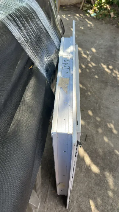 Fenêtre PVC blanc un vantail vitrage granité - photo 2