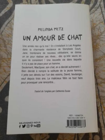 Un amour de chat - melinda metz edition - photo 2