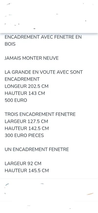 Fenêtre avec encadrement  en bois - Bricolage - Arles (13200)