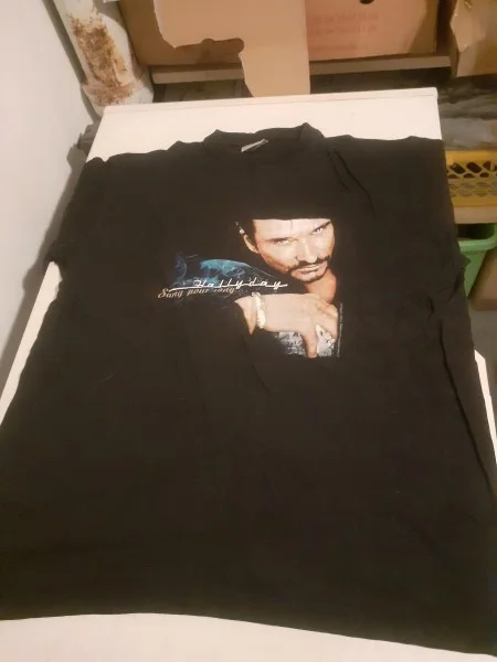 Tee shirt jonnhy halliday "sang pour sang!" - Vêtements Homme - Saint-Satur (18300)