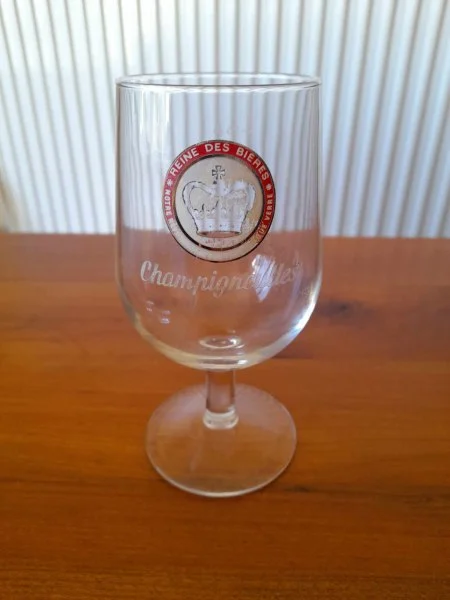 Verre à bière publicitaire champignelles - Collection - Saint-Satur (18300)
