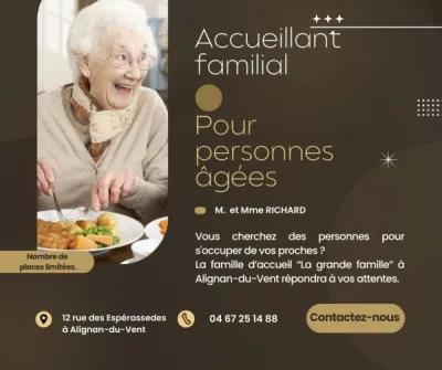 Famille d accueil personnes agees - Autres Loisirs - Alignan-du-Vent (34290)