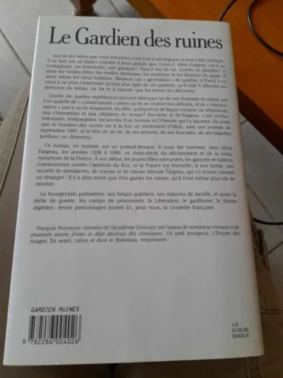 Le gardien des ruines - françois nourissier - Livres - Saint-Satur (18300)