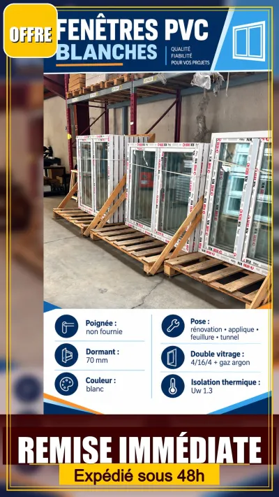 Fenêtre PVC neuve sous emballage - photo 2