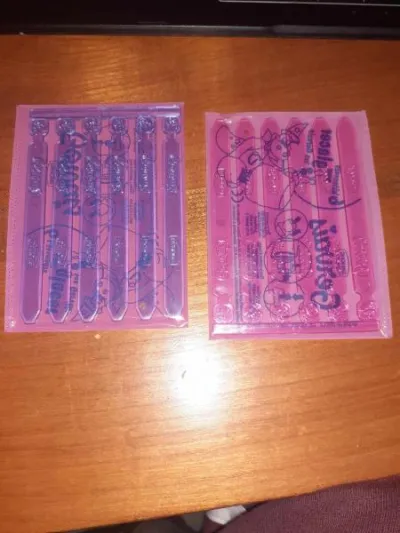 2 paquets de 6 batonnets de glace plastiques - Collection - Saint-Satur (18300)