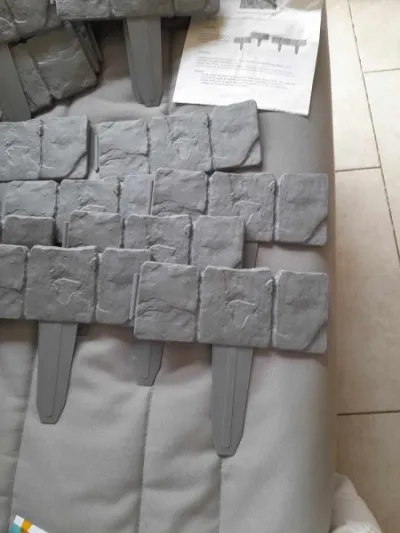 Bordure de jardin lot de 20 gazon - photo 3