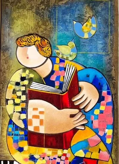 Sérigraphie en édition limitée "Meditating" - photo 3