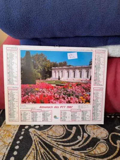 Almanach du facteur 1987 - la poste - photo 3