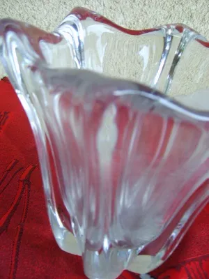 Vase en crital daum - photo 4