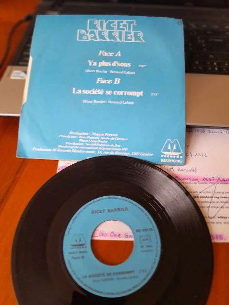 45 t " ricet barrier " - CD, DVD & Vinyles - Saint-Satur (18300)