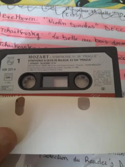 Cassette audio " mozart " - photo 2