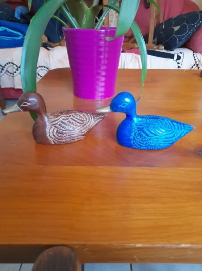 2 canard de décoration alliage de métaux - photo 2