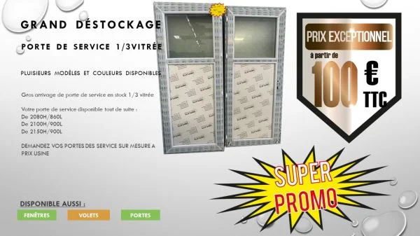 Des porte de service pour votre extérieur - Bricolage - Saint-Étienne (42000)