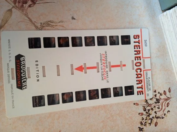 Stéréocarte 2659 plage du débarquement (3) - Collection - Saint-Satur (18300)