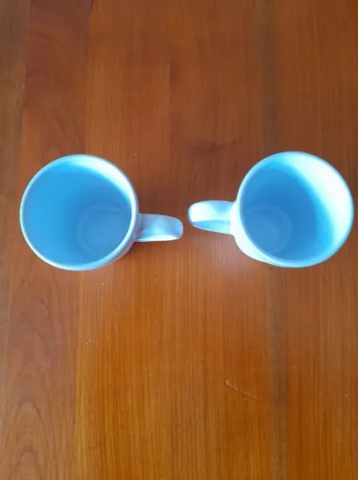 Lot 2 mug blanc en céramique - photo 4