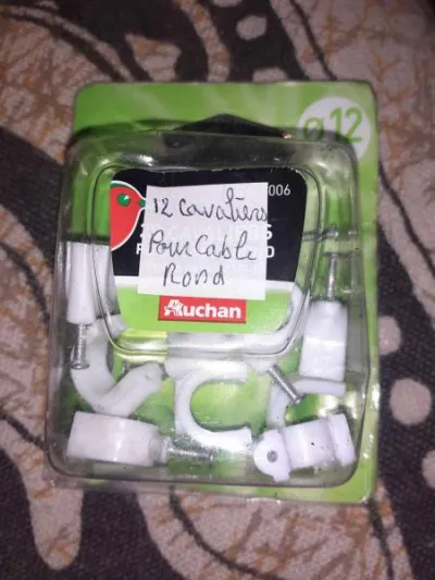 12 cavaliers pour cable rond diamètre 12 mm - photo 2