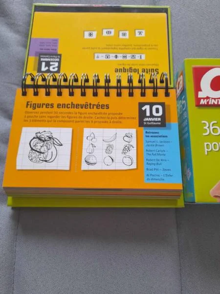 365 jeux et tests de mémoire création playbac - Livres - Saint-Satur (18300)