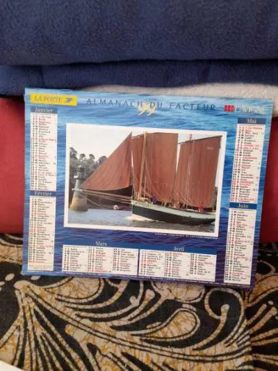 Almanach du facteur 1999 -voiliers la poste - photo 4