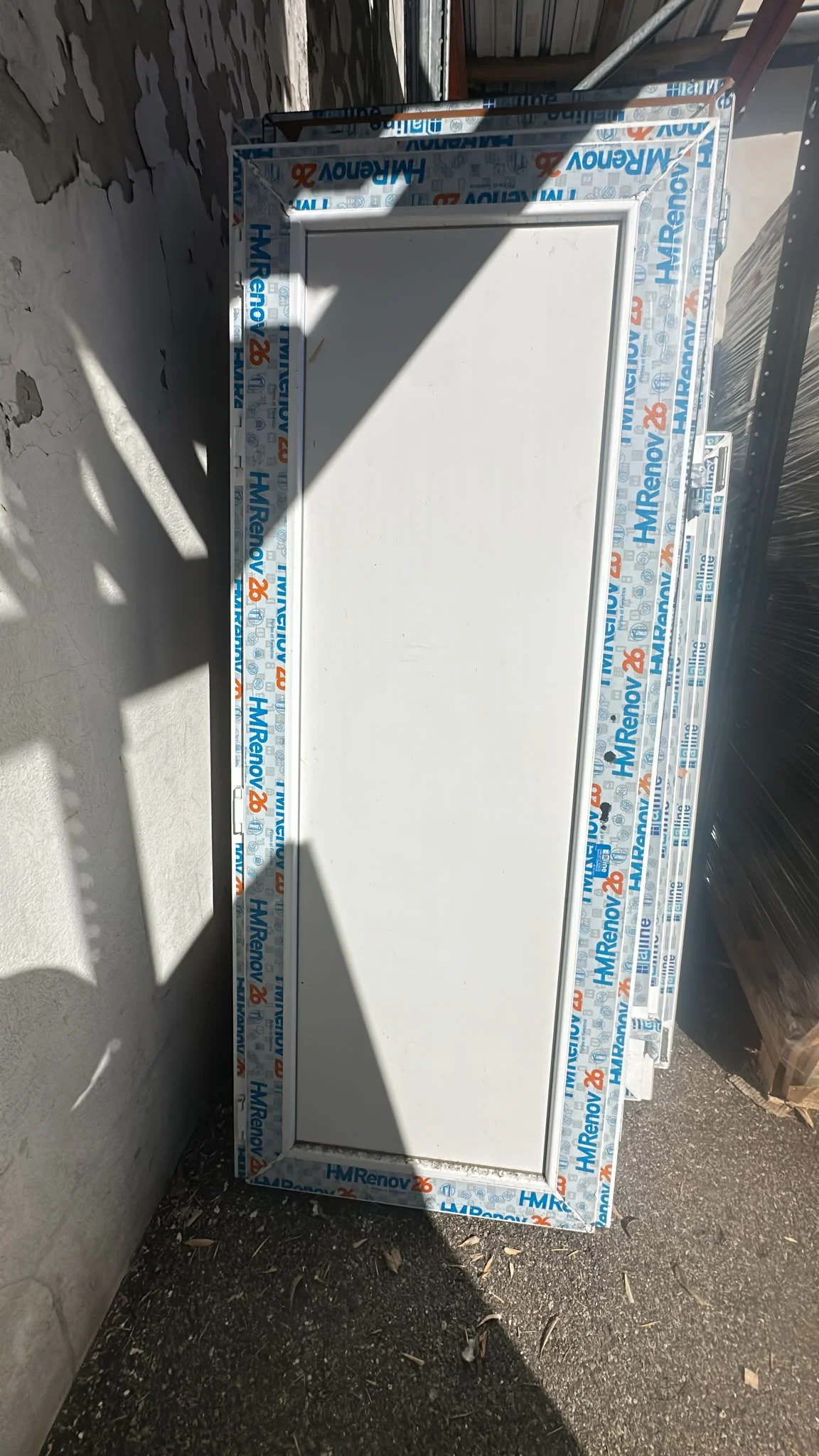 Porte de service HM pvc blanc 2000/Larg 800 - Bricolage - Vénissieux (69200)