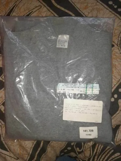 Pull homme en laine à col 46/48 - photo 3