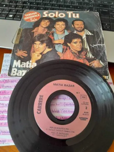 45 t " matia bazar " - CD, DVD & Vinyles - Saint-Satur (18300)