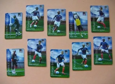 Magnets de footballeurs - Collection