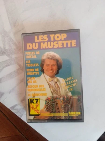 Cassette audio " les top du musette " - CD, DVD & Vinyles - Saint-Satur (18300)