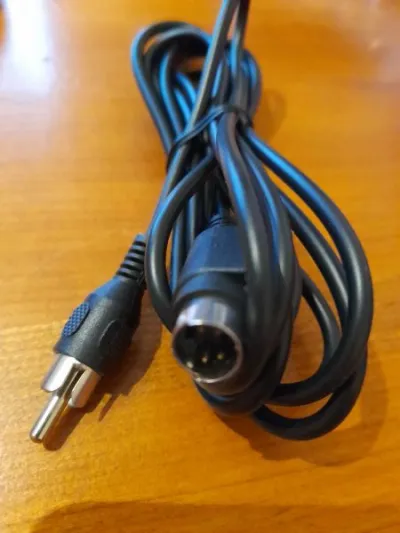 Cable adaptateur 1 rca male vers 1 s video femelle - photo 2
