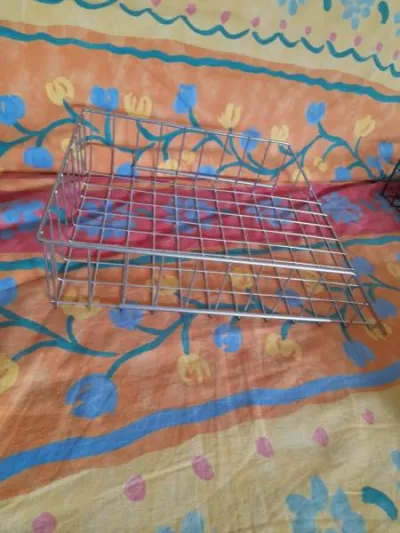 Corbeille à courrier maille métal bac à documents - photo 4