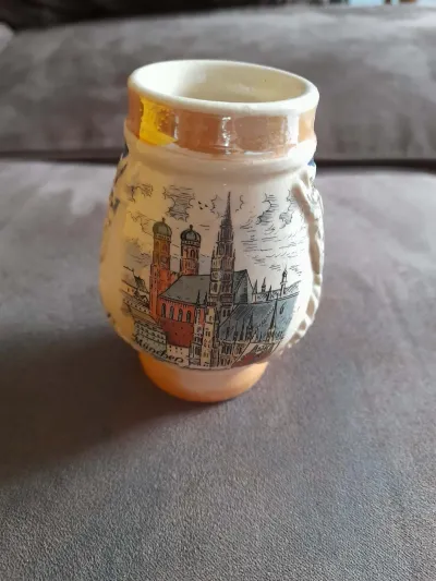 Mini Chope à Bière en Grès Munich Olympique 1972 - - photo 2