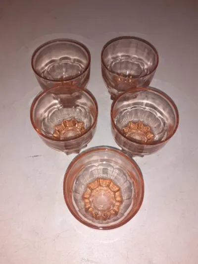 5 verres à thé , digestif ou autre - Collection - Saint-Satur (18300)
