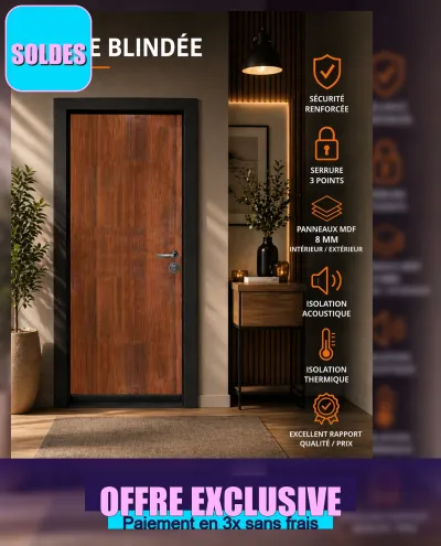 Porte blindée pour sécuriser votre entrée - photo 3
